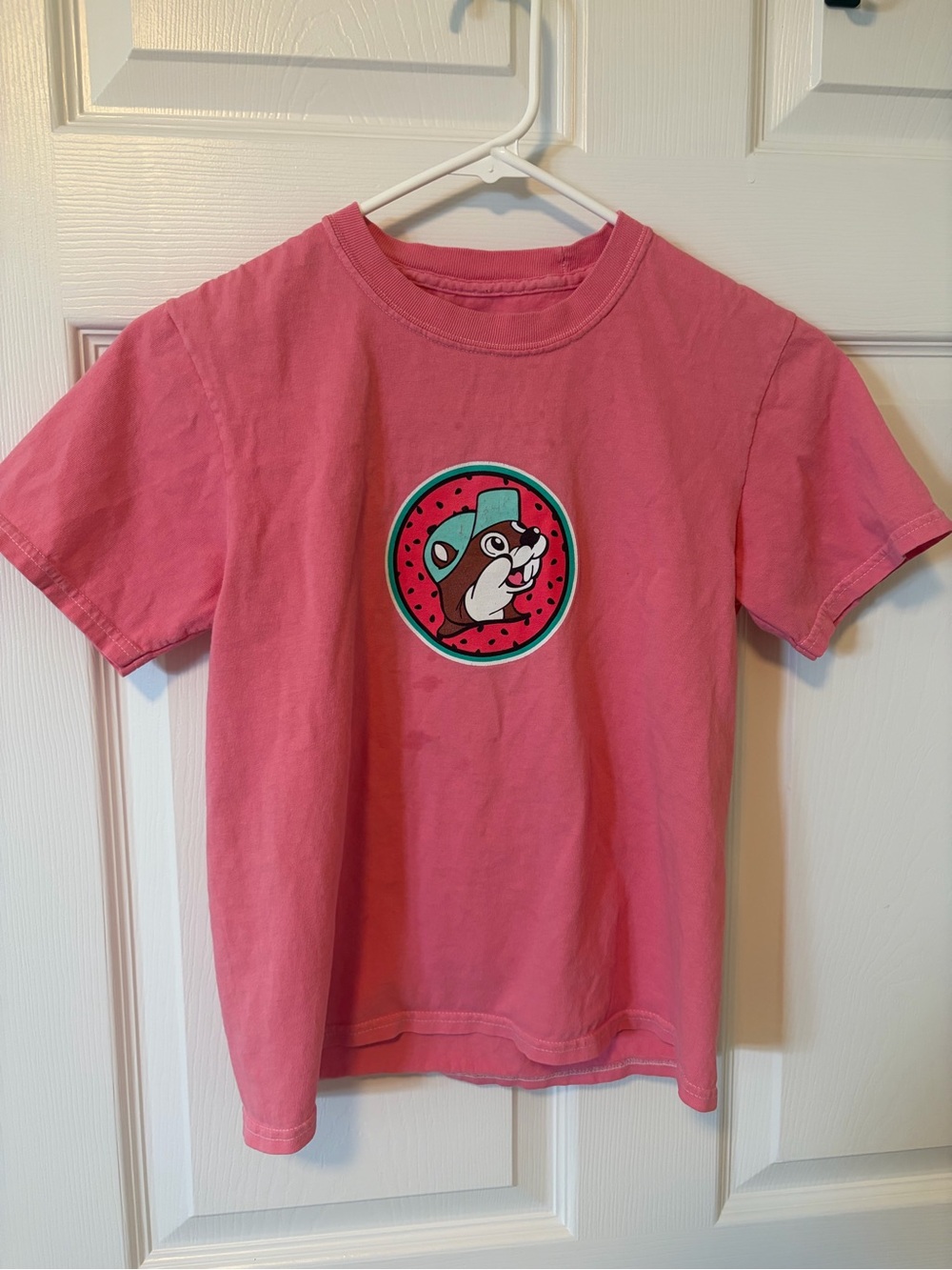 Buc-ee’s Youth Medium Pink Watermelon Graphic Tee